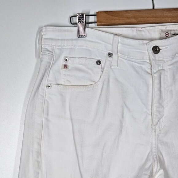 Adriano Goldschmied Hailey Cut Off Ex Boyfriend 3" Inseam Shorts Denim White 30R - Picture 15 of 15